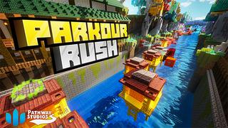 Thumbnail of the Minecraft Bedrock Marketplace product Parkour Rush created by Pathway Studios.