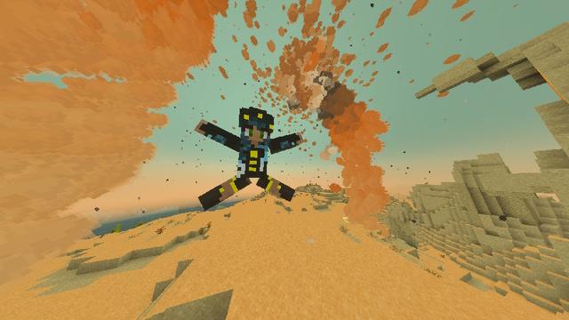 Screenshot of the Minecraft Bedrock Marketplace product Particles created by Pathway Studios.