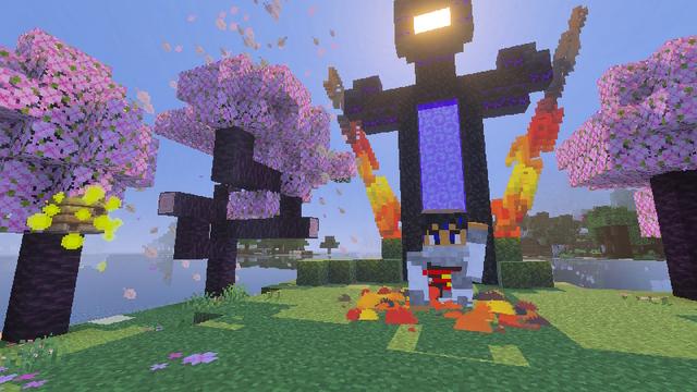 Screenshot of the Minecraft Bedrock Marketplace product Particles created by Pathway Studios.