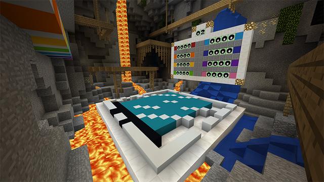 Screenshot of the Minecraft Bedrock Marketplace product Pixel Drop created by Pathway Studios.
