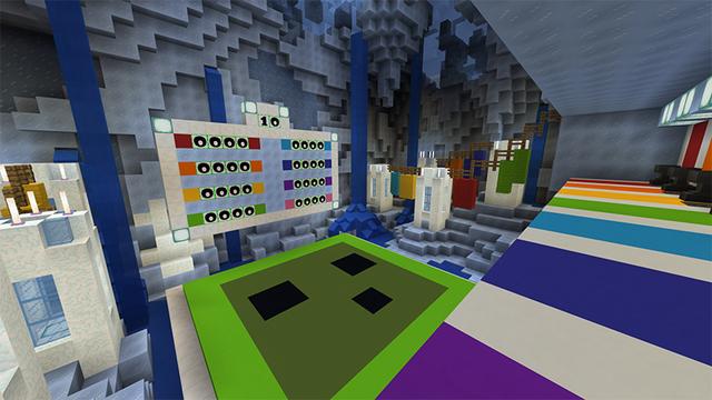 Screenshot of the Minecraft Bedrock Marketplace product Pixel Drop created by Pathway Studios.