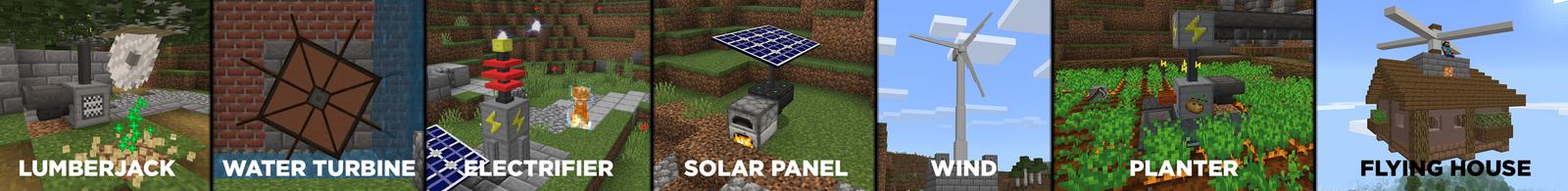 Panorama of the Minecraft Bedrock Marketplace product PowerCraft created by Pathway Studios.