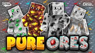 Thumbnail of the Minecraft Bedrock Marketplace product Pure Ores created by Pathway Studios.