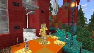 Screenshot of the Minecraft Bedrock Marketplace product Rainbow Hearts created by Pathway Studios.