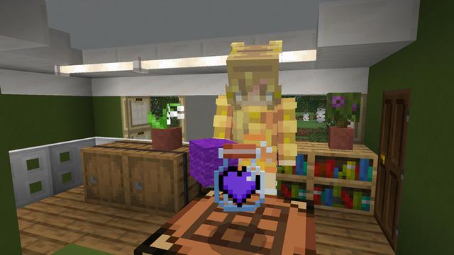 Screenshot of the Minecraft Bedrock Marketplace product Rainbow Hearts created by Pathway Studios.