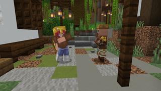 Screenshot of the Minecraft Bedrock Marketplace product Artisanat aléatoire created by Pathway Studios.