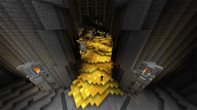 Screenshot of the Minecraft Bedrock Marketplace product Red Light Green Light created by Pathway Studios.