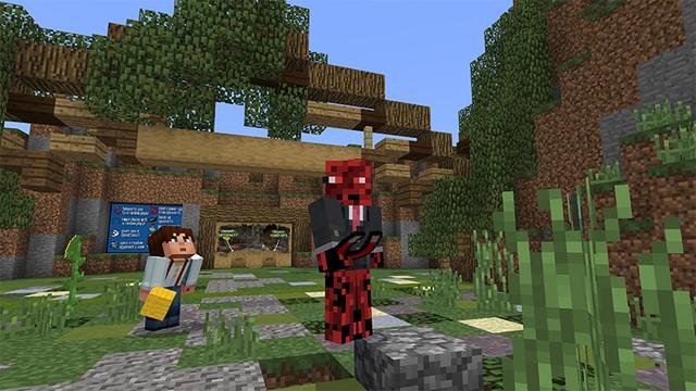 Screenshot of the Minecraft Bedrock Marketplace product Red Light Green Light created by Pathway Studios.