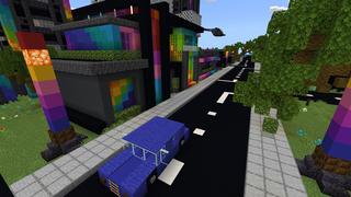 Screenshot of the Minecraft Bedrock Marketplace product RGB Paradise created by Pathway Studios.