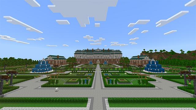 Screenshot of the Minecraft Bedrock Marketplace product Royal Mansion created by Pathway Studios.