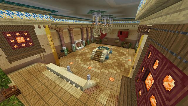 Screenshot of the Minecraft Bedrock Marketplace product Royal Mansion created by Pathway Studios.