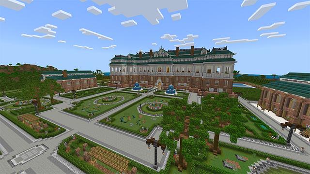 Screenshot of the Minecraft Bedrock Marketplace product Royal Mansion created by Pathway Studios.