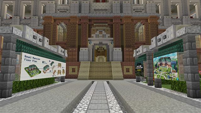 Screenshot of the Minecraft Bedrock Marketplace product Royal Mansion created by Pathway Studios.
