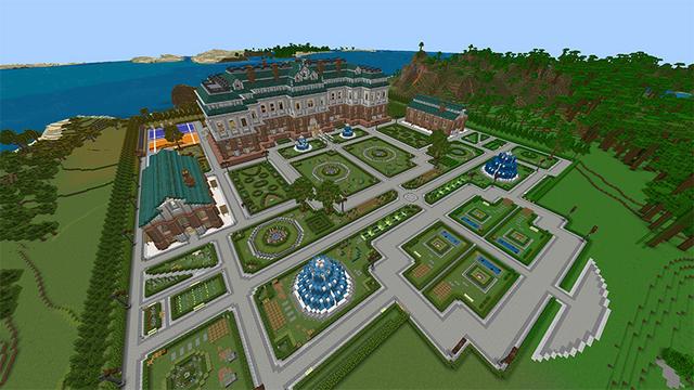 Screenshot of the Minecraft Bedrock Marketplace product Royal Mansion created by Pathway Studios.