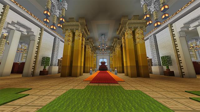 Screenshot of the Minecraft Bedrock Marketplace product Royal Mansion created by Pathway Studios.