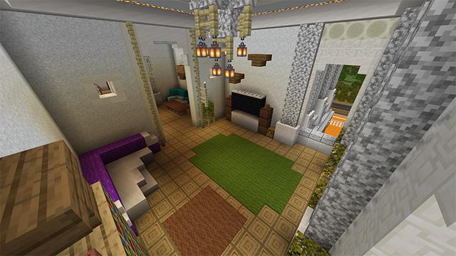 Screenshot of the Minecraft Bedrock Marketplace product Royal Mansion created by Pathway Studios.