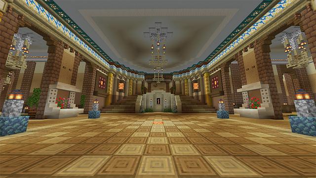 Screenshot of the Minecraft Bedrock Marketplace product Royal Mansion created by Pathway Studios.