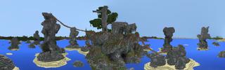 Panorama of the Minecraft Bedrock Marketplace product Ruins of Andreas created by Pathway Studios.
