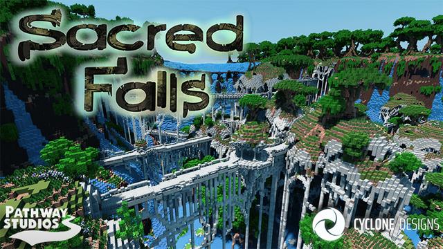 Thumbnail of the Minecraft Bedrock Marketplace product Sacred Falls created by Pathway Studios.
