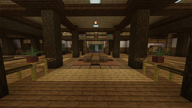 Screenshot of the Minecraft Bedrock Marketplace product Sakura Land created by Pathway Studios.