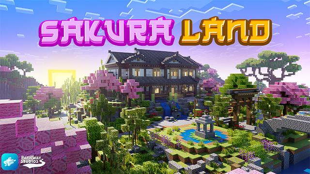 Thumbnail of the Minecraft Bedrock Marketplace product Sakura Land created by Pathway Studios.