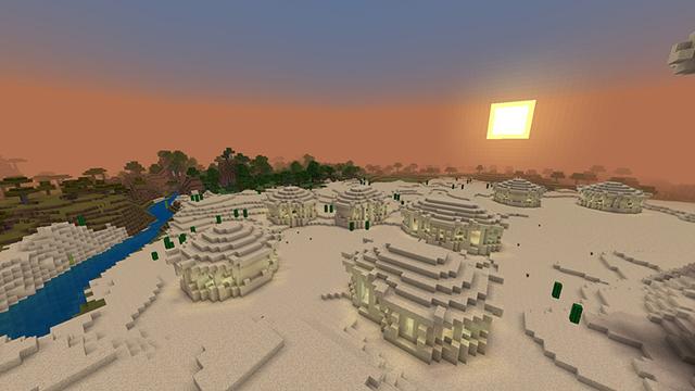Screenshot of the Minecraft Bedrock Marketplace product Sand Castle created by Pathway Studios.