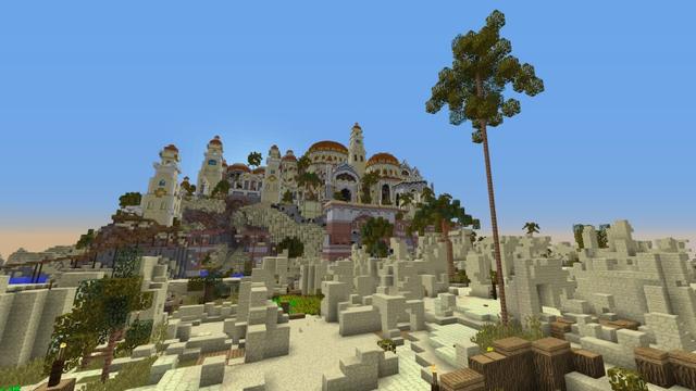 Screenshot of the Minecraft Bedrock Marketplace product Sands of Daara created by Pathway Studios.