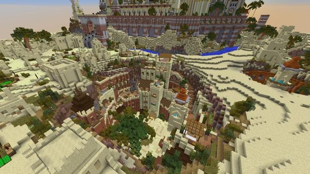 Screenshot of the Minecraft Bedrock Marketplace product Sands of Daara created by Pathway Studios.