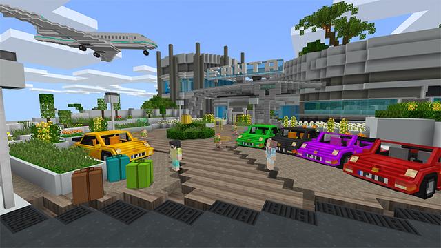 Screenshot of the Minecraft Bedrock Marketplace product Santa's Mansion created by Pathway Studios.