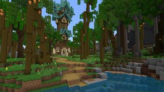 Screenshot of the Minecraft Bedrock Marketplace product Shark Reef created by Pathway Studios.