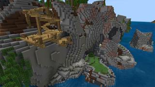 Screenshot of the Minecraft Bedrock Marketplace product Shark Reef created by Pathway Studios.