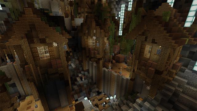 Screenshot of the Minecraft Bedrock Marketplace product Skull Island created by Pathway Studios.