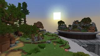 Screenshot of the Minecraft Bedrock Marketplace product Sky Gears created by Pathway Studios.