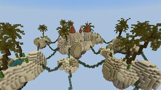 Screenshot of the Minecraft Bedrock Marketplace product Sky Mansion created by Pathway Studios.