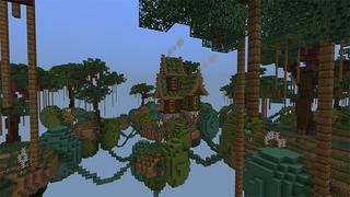 Screenshot of the Minecraft Bedrock Marketplace product Sky Mansion created by Pathway Studios.