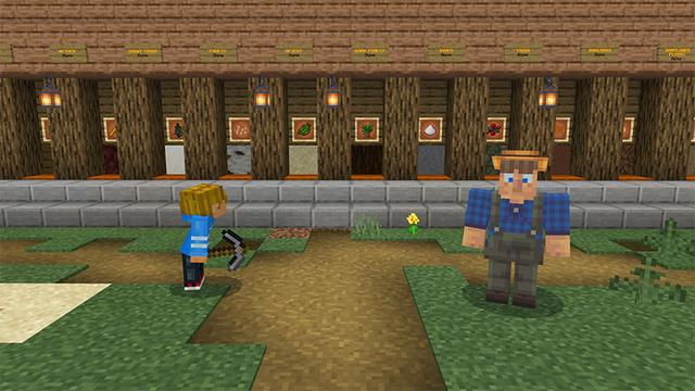 Screenshot of the Minecraft Bedrock Marketplace product SkyBlock: Biomes created by Pathway Studios.