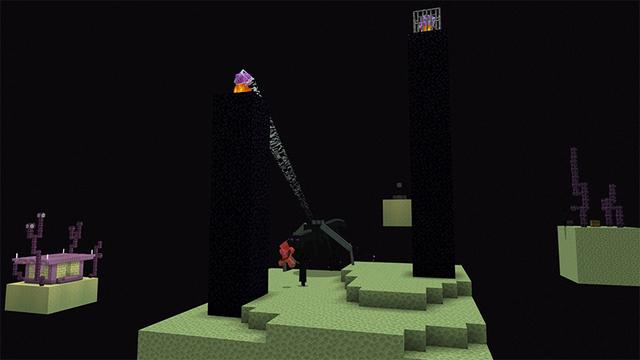 Screenshot of the Minecraft Bedrock Marketplace product SkyBlock: Biomes created by Pathway Studios.