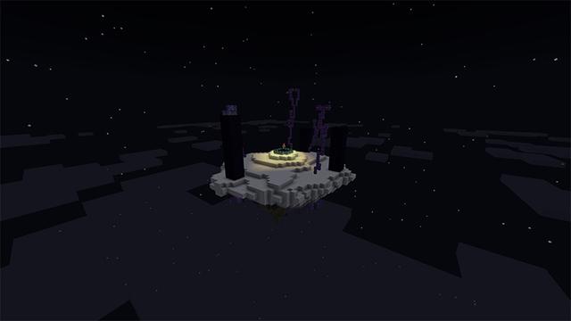 Screenshot of the Minecraft Bedrock Marketplace product Skyblock: Blocks & Biomes created by Pathway Studios.