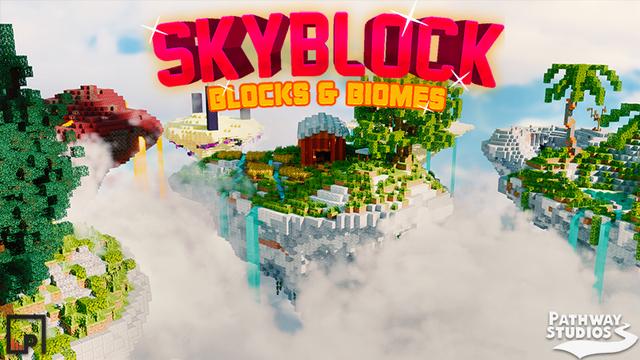 Thumbnail of the Minecraft Bedrock Marketplace product Skyblock: Blocks & Biomes created by Pathway Studios.