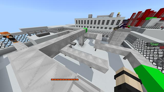 Screenshot of the Minecraft Bedrock Marketplace product Cité des gratte-ciel created by Pathway Studios.