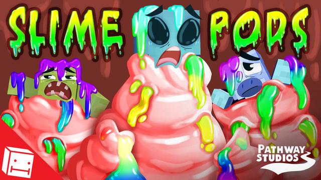 Thumbnail of the Minecraft Bedrock Marketplace product Slime Pods created by Pathway Studios.
