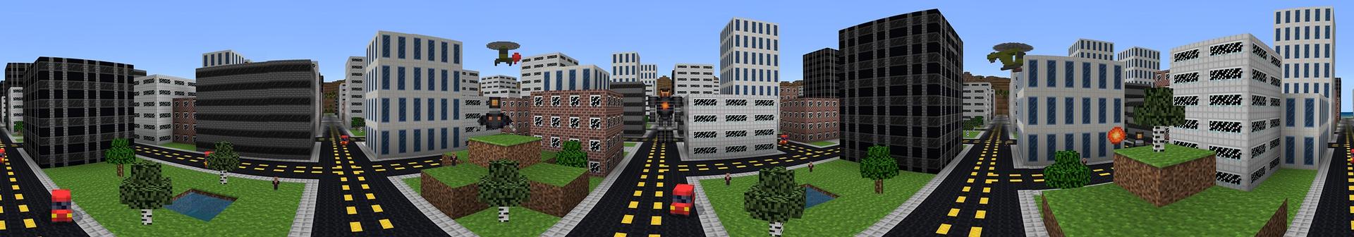 Panorama of the Minecraft Bedrock Marketplace product SMASH created by Pathway Studios.