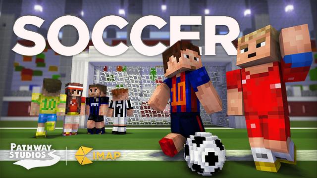 Thumbnail of the Minecraft Bedrock Marketplace product Soccer created by Pathway Studios.