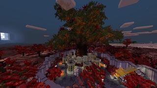 Screenshot of the Minecraft Bedrock Marketplace product Space City created by Pathway Studios.