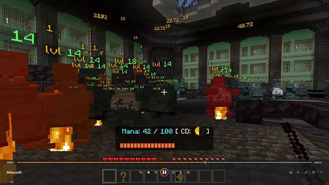 Screenshot of the Minecraft Bedrock Marketplace product Spellfighter Arena created by Pathway Studios.
