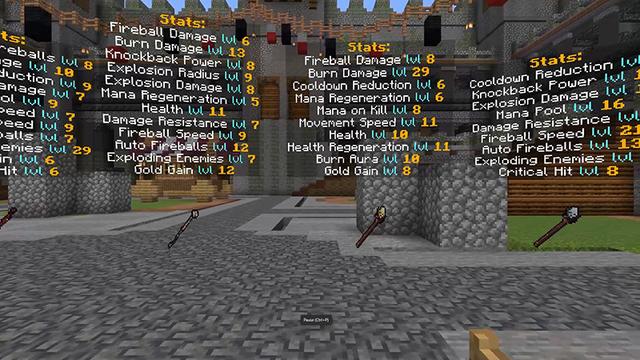 Screenshot of the Minecraft Bedrock Marketplace product Spellfighter Arena created by Pathway Studios.