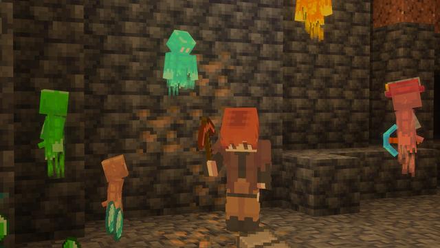 Screenshot of the Minecraft Bedrock Marketplace product Spirit Companions Add-On created by Pathway Studios.