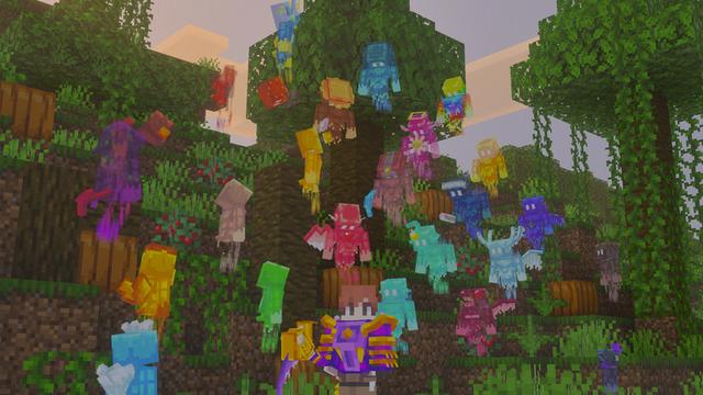 Screenshot of the Minecraft Bedrock Marketplace product Spirit Companions Add-On created by Pathway Studios.