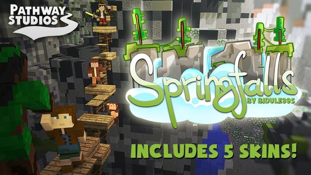 Thumbnail of the Minecraft Bedrock Marketplace product Springfalls created by Pathway Studios.