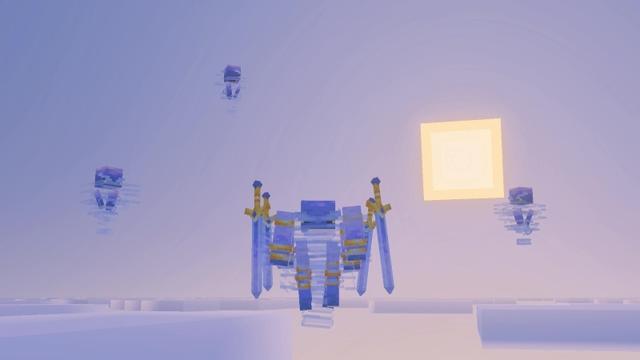 Screenshot of the Minecraft Bedrock Marketplace product Starfall Bosses created by Pathway Studios.